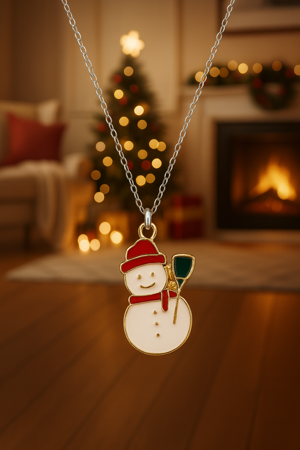 Kardan Adam Altın Kolye ÖZEL HEDİYELİ